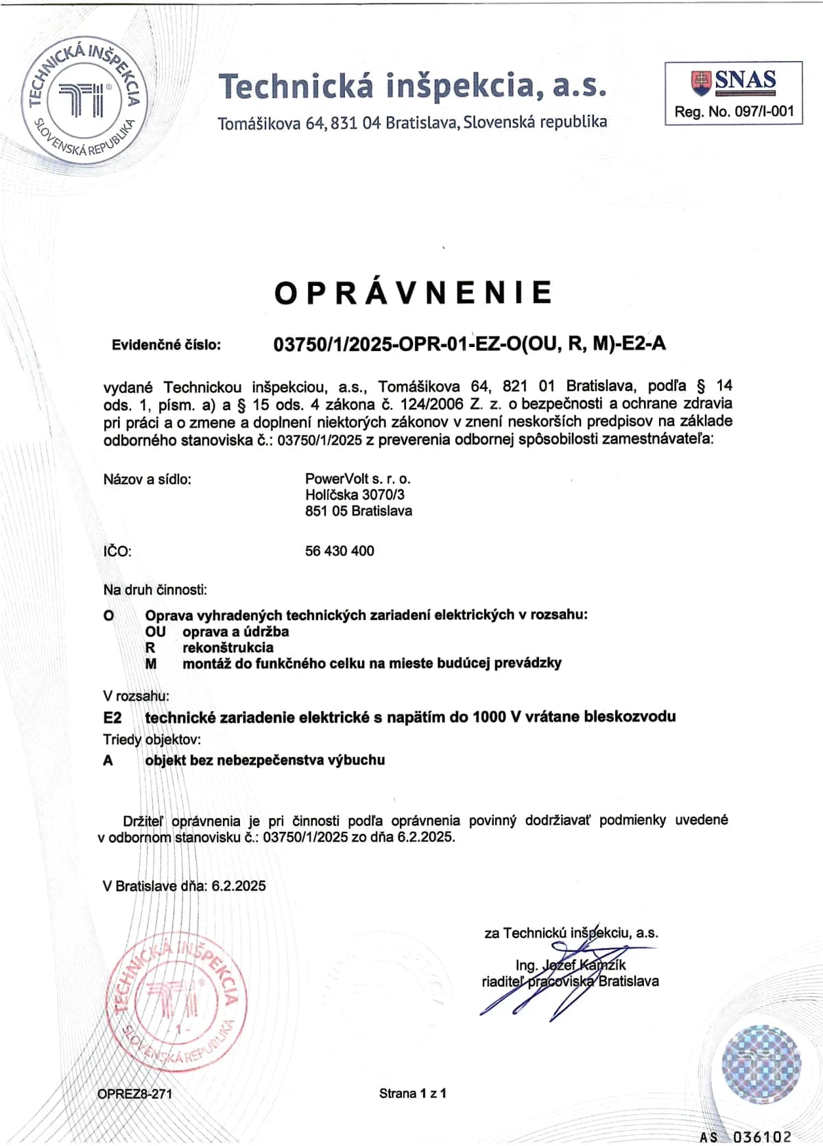 Odborné revízie elektroinštalácií a bleskozvodov pre kolaudáciu